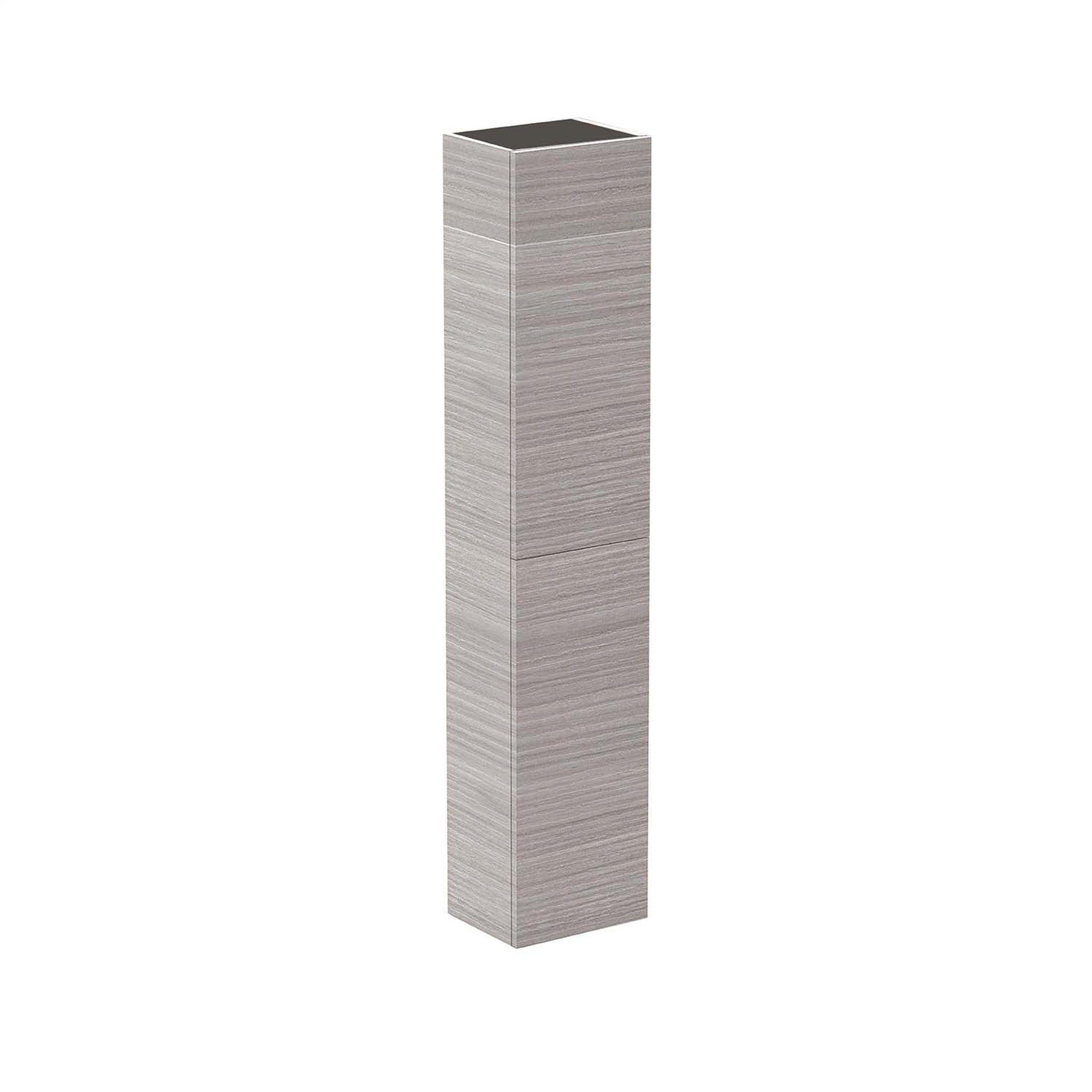 Royo Vida 12" x 59" Sandy Gray Column With 2 Doors & Adjustable Shelves