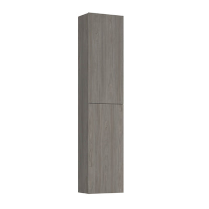 Royo Vida+ 14" x 64" Gray Elm Column With 2 Doors & Adjustable Shelves