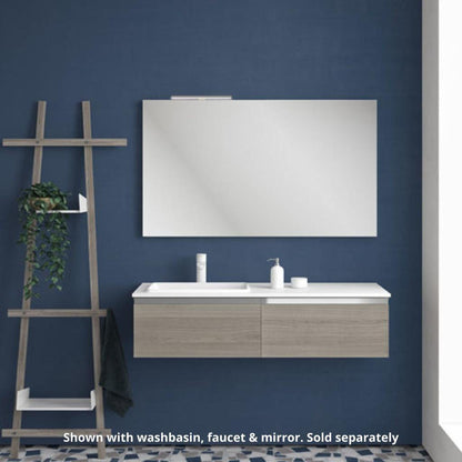 Royo Vida 24" x 18" Sandy Gray Modern Wall-mounted Vanity With 1 Drawer