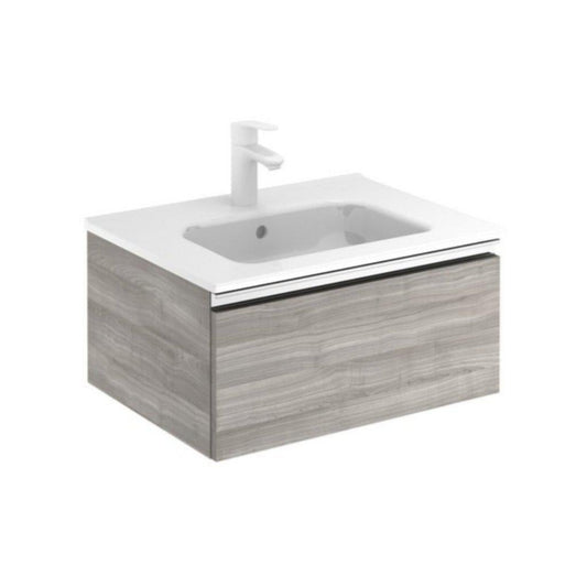 Royo Vida 24" x 18" Sandy Gray Modern Wall-mounted Vanity With 1 Drawer