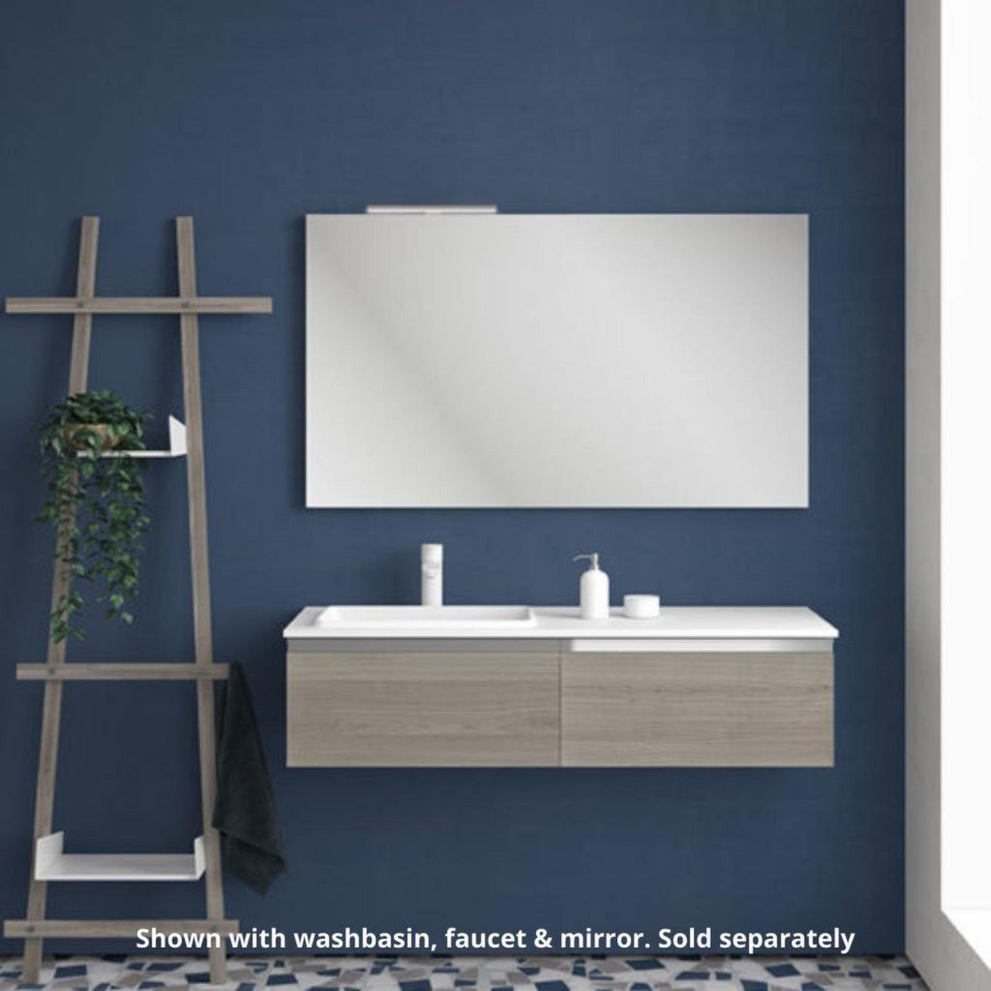 Royo Vida 32" x 18" Sandy Gray Modern Wall-mounted Vanity With 1 Drawer