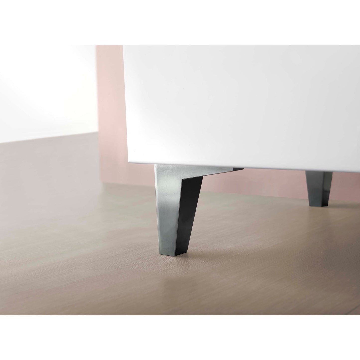 Royo Vitale 24" x 18" White Modern Freestanding Vanity With 3 Drawers