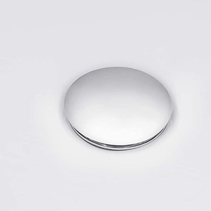 Ruvati Chrome Finish Umbrella Style Push Pop-up Drain for Bathroom Sinks without Overflow