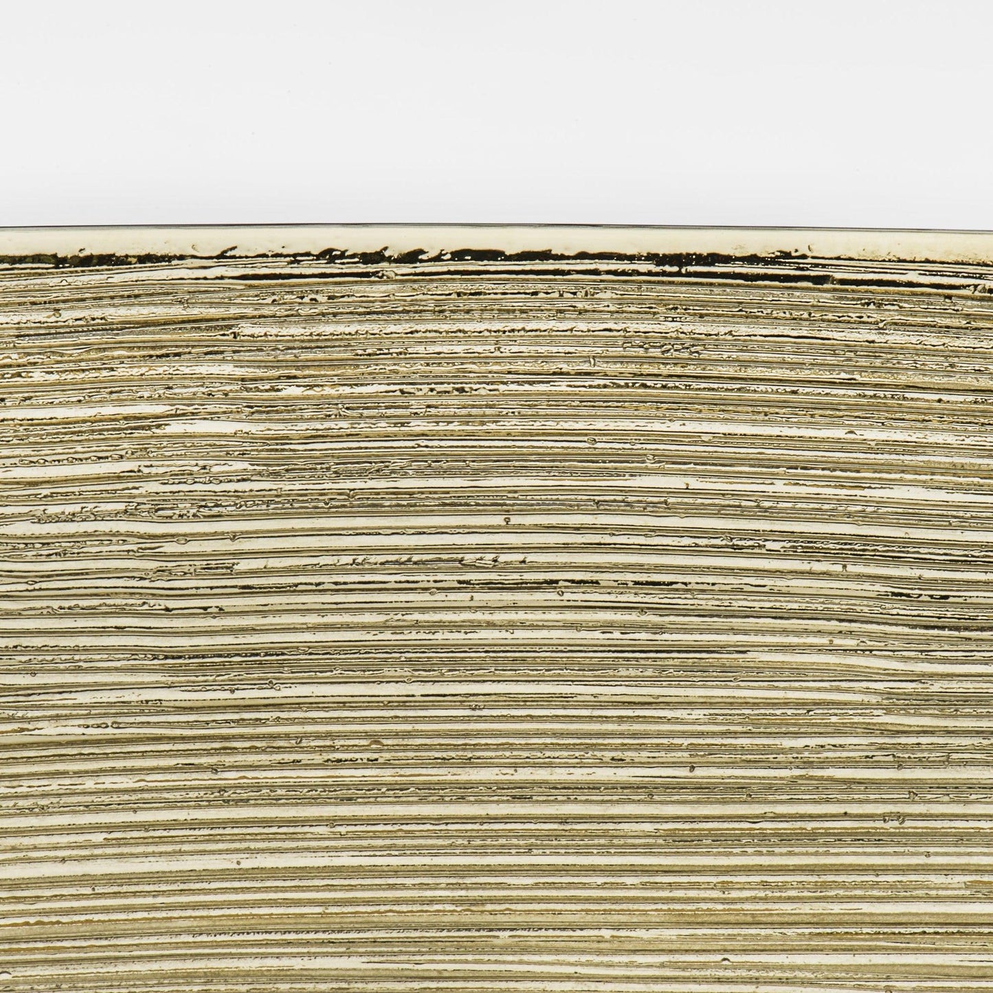 Ruvati Pietra 20" x 16" White Porcelain Ceramic Bathroom Vessel Sink With Gold Decorative Art Above Vanity Counter White Ceramic