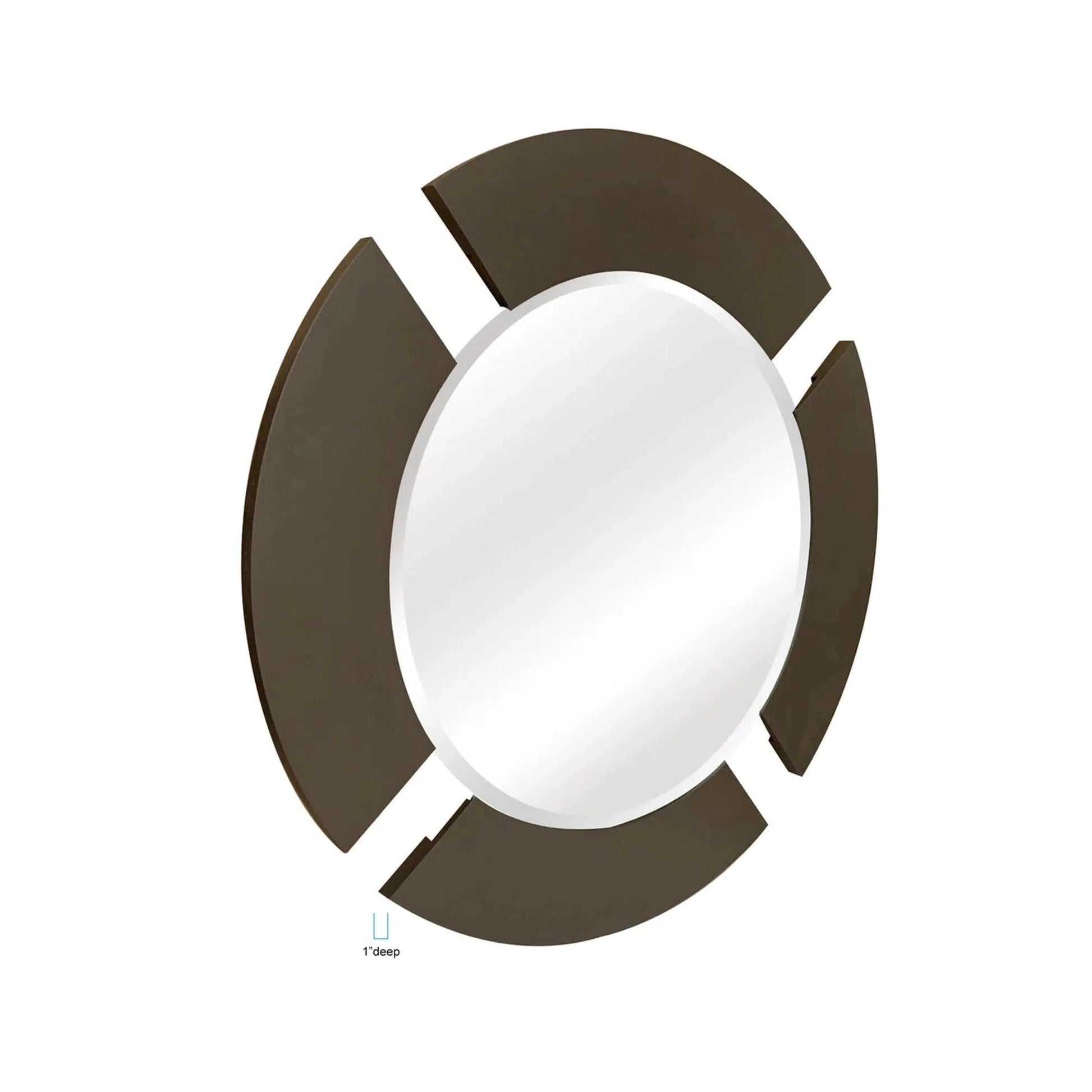 Capri Round LED Mirror Illuminated Frame with Touch Sensor - Chrome