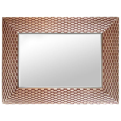 SBC Decor Rose 49" x 37" Wall-Mounted Basket Weave Texture Wood Frame US Bath Store SBC Decor Rose 49" x 37" Wall-Mounted Basket Weave Texture Wood Frame US Bath Store