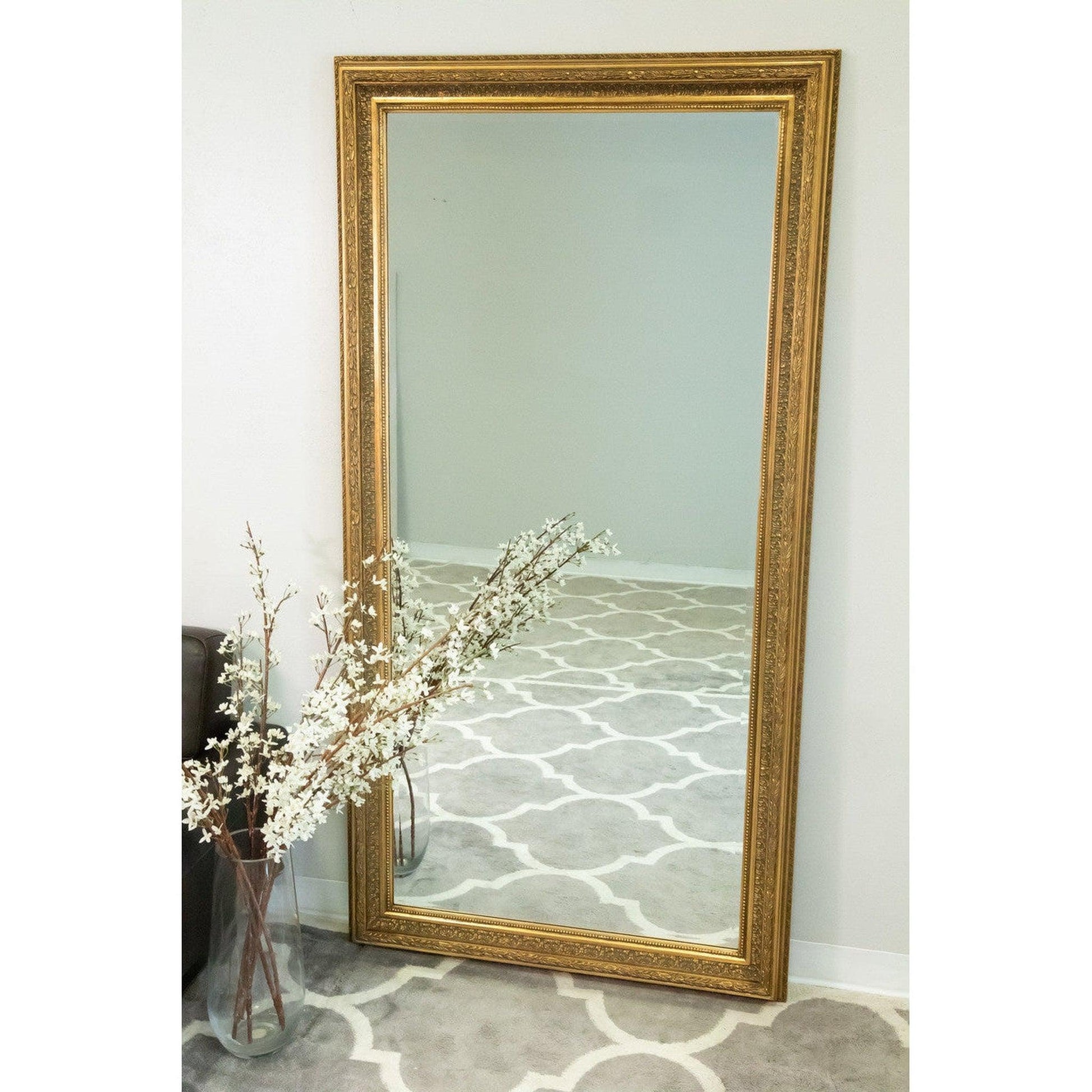 MirrEdge DIY Mirror Framing Kit - (Up to 75 in. x 72 in.) Royal Oak  Decorative - Millennium International Development Corporation