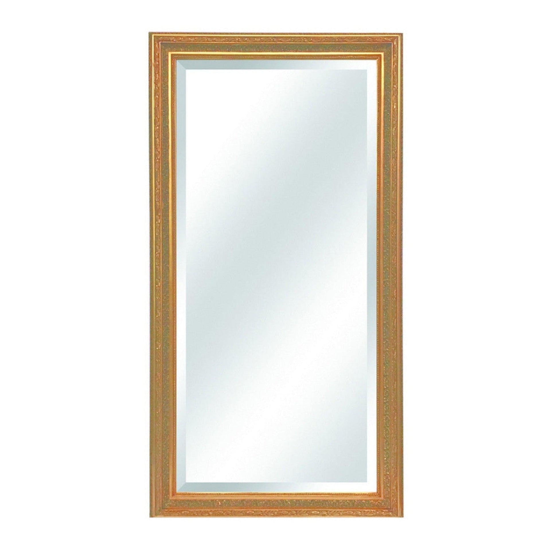 SBC Decor Sophia 40" x 78" Wall-Mounted Wood Frame Dresser Mirror In A US Bath Store SBC Decor Sophia 40" x 78" Wall-Mounted Wood Frame Dresser Mirror In A US Bath Store