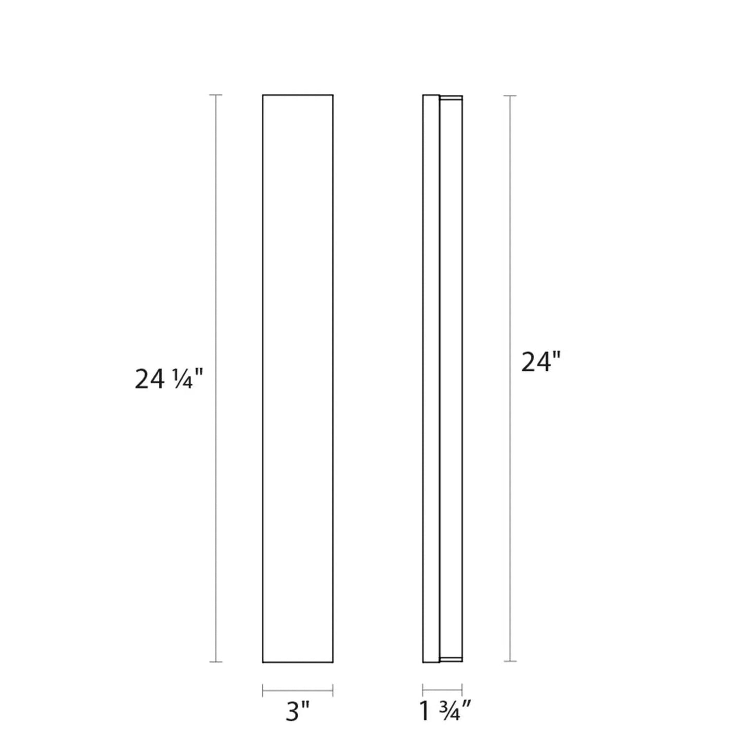 SONNEMAN 24" Wide Vanity LED Bath Bar