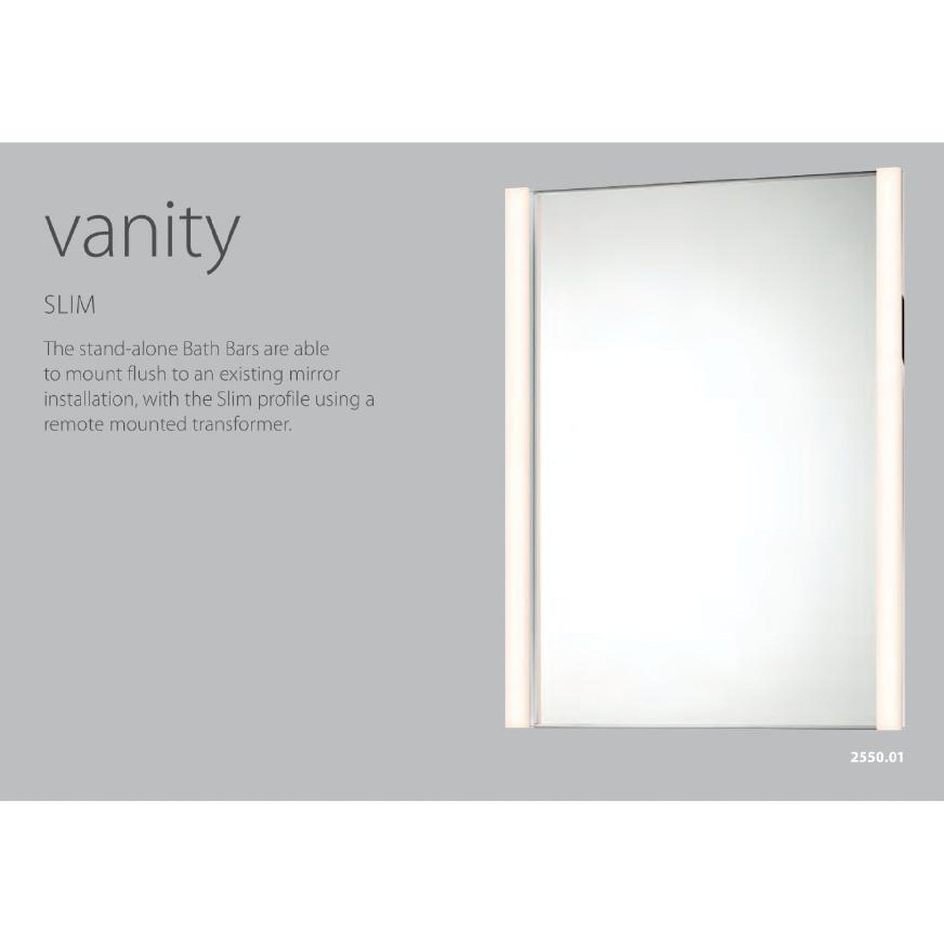 SONNEMAN 36" Slim Vanity LED Bath Bar