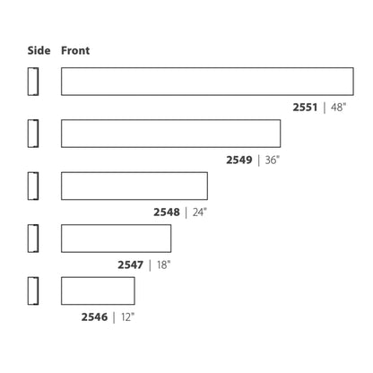 SONNEMAN 48" Extra Wide Vanity LED Bath Bar