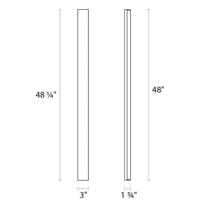 SONNEMAN 48" Wide Vanity LED Bath Bar