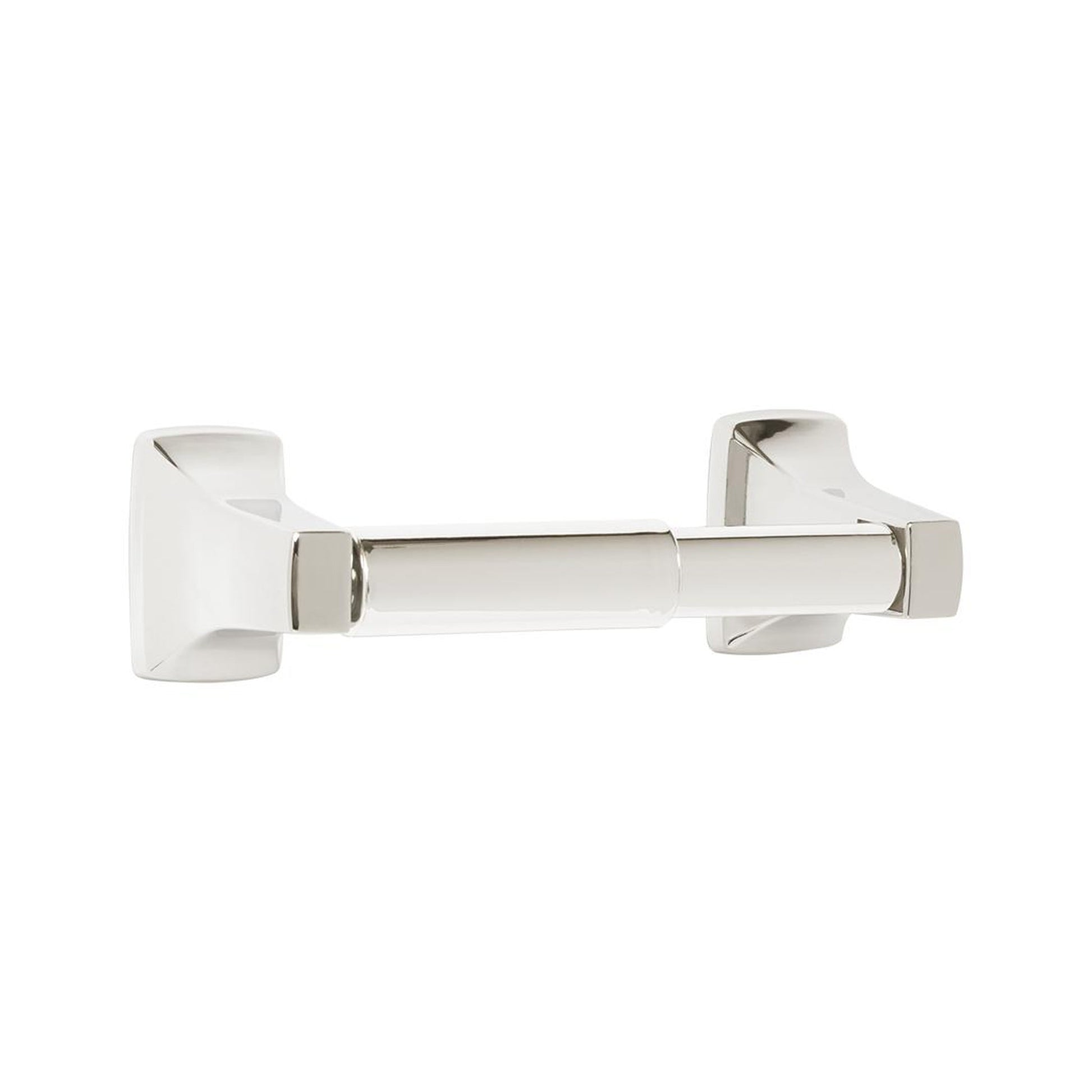 Seachrome Contemporary Series 7" x 3" Die Cast Zinc Alloy Single Toilet Paper Holder With Plastic Spring Chrome Roller