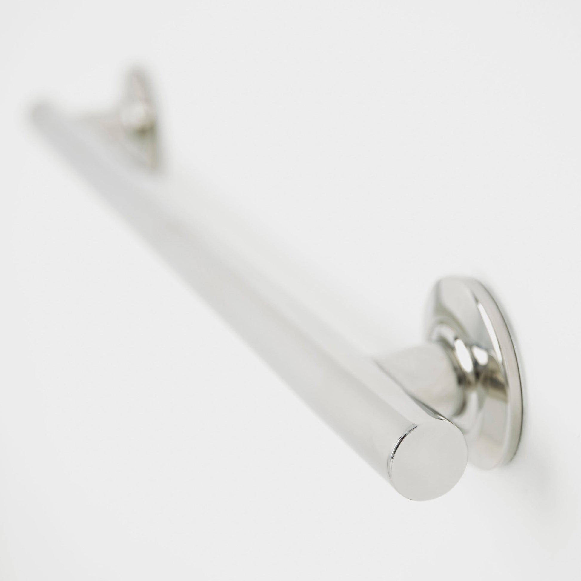 Seachrome Coronado 12" Polished Stainless Steel Wall Mount Bathroom Shower Grab Bar, 1.25" Diameter, ADA Compliant