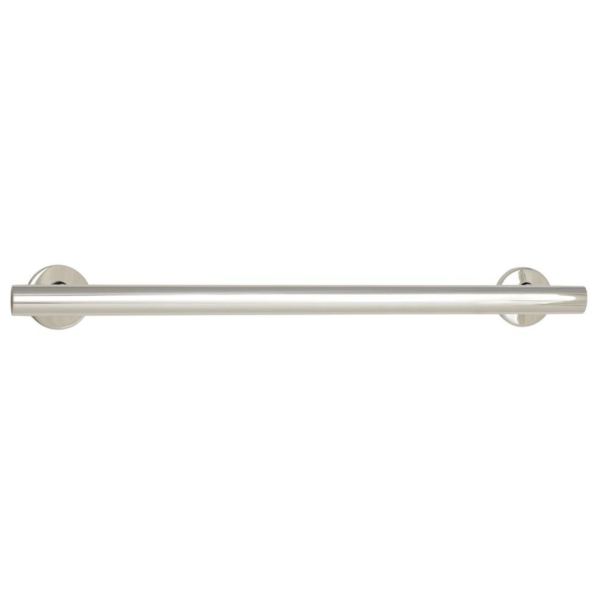 Seachrome Coronado 18" Polished Stainless Steel Wall Mount Bathroom Shower Grab Bar, 1.25" Diameter, ADA Compliant