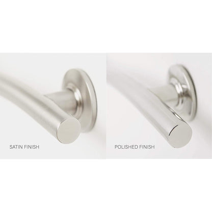 Seachrome Coronado 18" Satin Stainless Steel Wall Mount Bathroom Shower Grab Bar, 1.25" Diameter, ADA Compliant