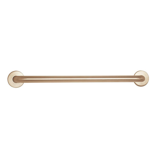 Seachrome Signature Series 24" Satin Stainless Straight Bathroom Grab Bar, CuVerro Antimicrobial Copper Alloy, 1.25" Diameter, ADA Compliant