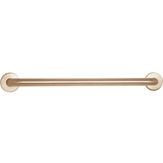 Seachrome Signature Series 30" Satin Stainless Straight Bathroom Grab Bar, CuVerro Antimicrobial Copper Alloy, 1.25" Diameter, ADA Compliant