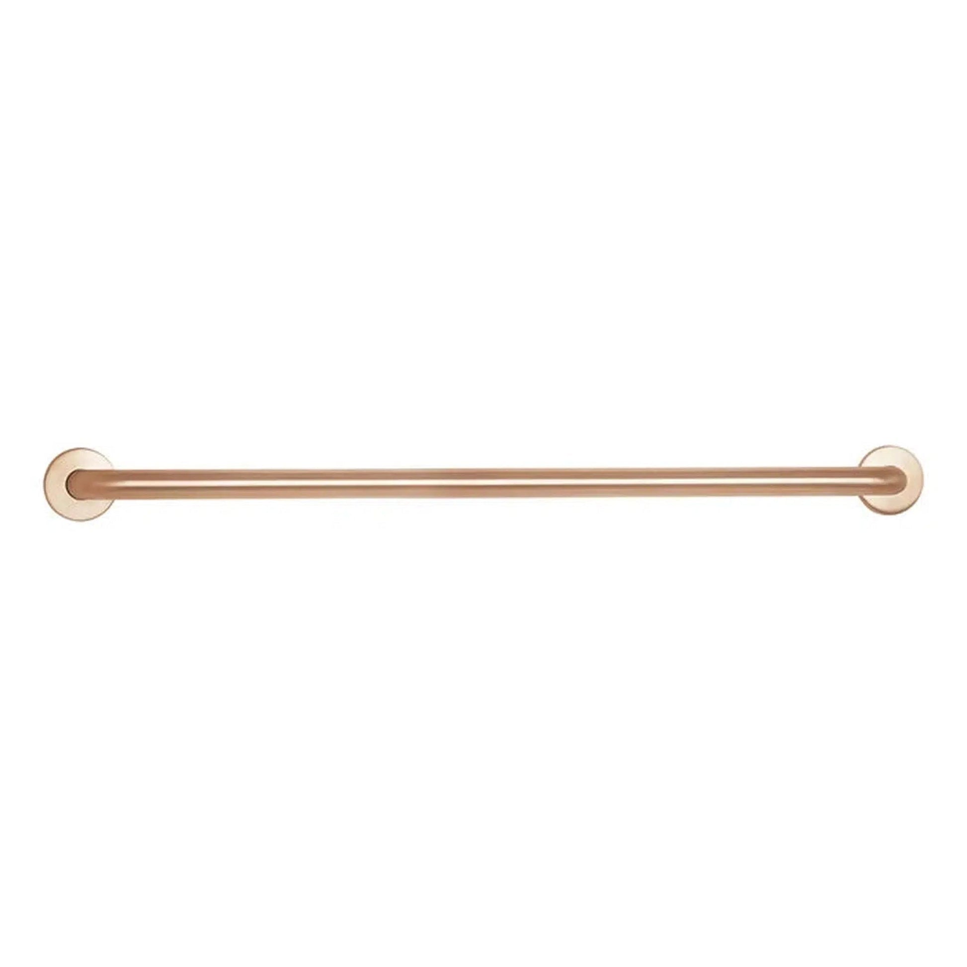 Seachrome Signature Series 36" Satin Stainless Straight Bathroom Grab Bar, CuVerro Antimicrobial Copper Alloy, 1.25" Diameter, ADA Compliant