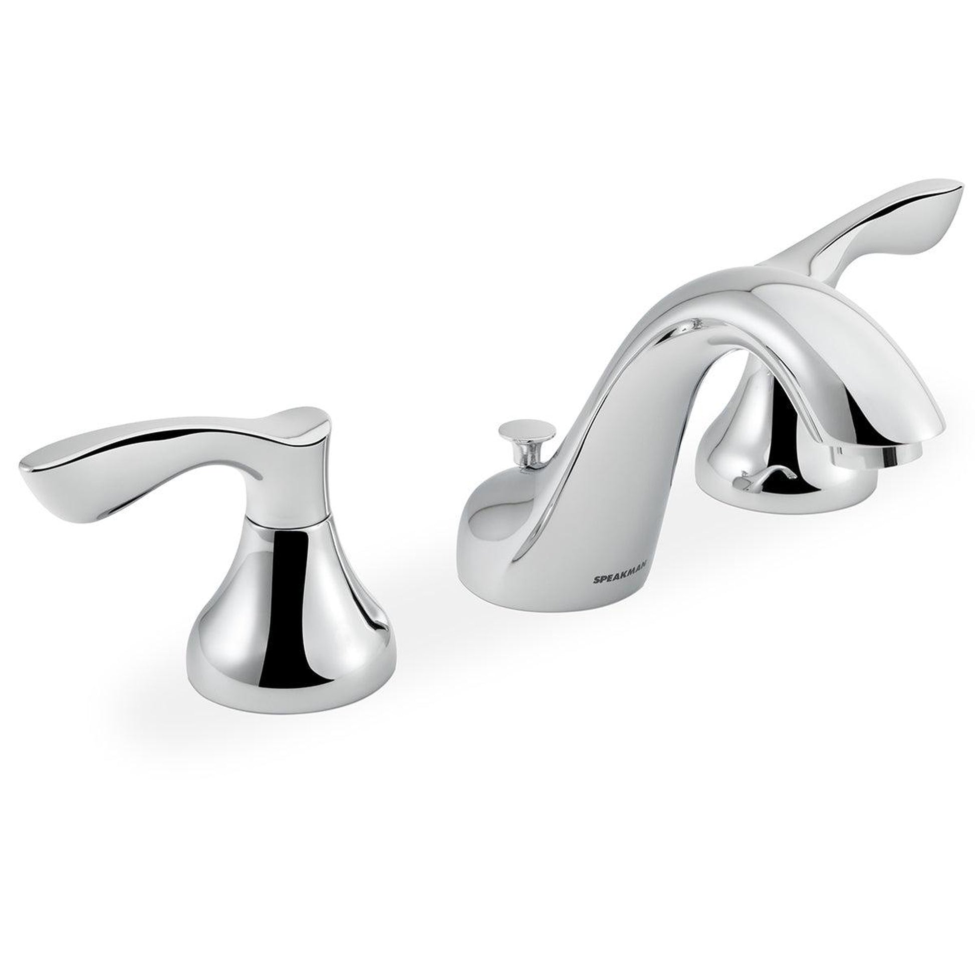 Speakman Chelsea Dual Lever Handle Widespread Faucet in Polished Chrome Finish