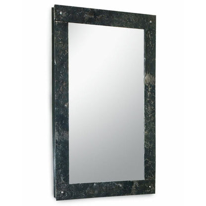 Stone County Ironworks Studio Series 29" x 41" Natural Black Finish Rectangular Mirror