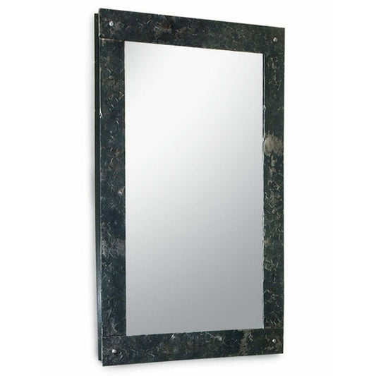 Stone County Ironworks Studio Series 29" x 41" Natural Iron Finish Rectangular Mirror