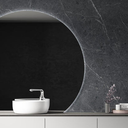TONA Bova 72" Wall-Mounted Bathroom Vanity with Porcelain Slab Countertop & Solid Surface Single Vessel Sink