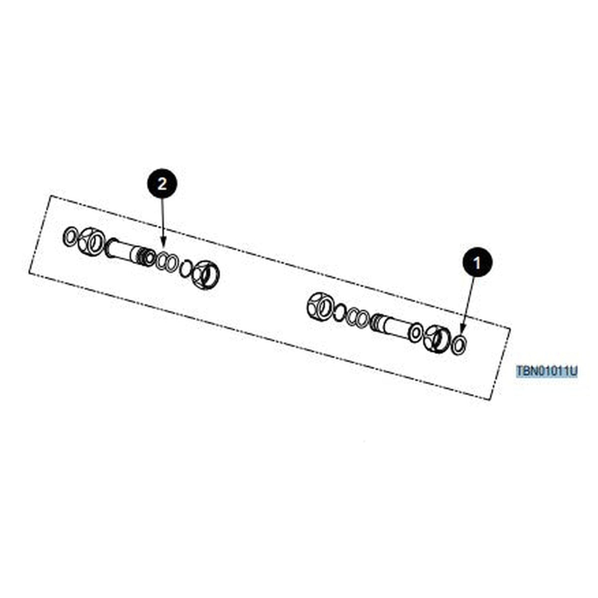 TOTO 7-1/2” to 8-1/4”, Rough-in Tube