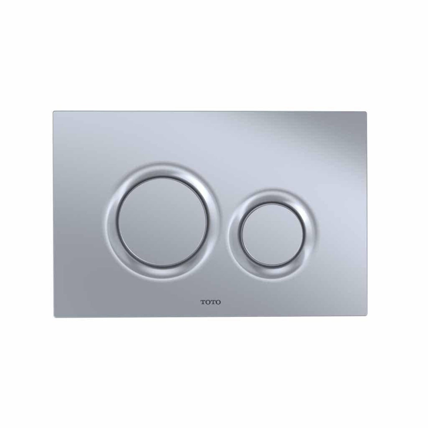 TOTO AP Wall-Hung 1.28 GPF & 0.9 GPF Dual-Flush Elongated Toilet With Duofit In-Wall Tank Unit and Matte Silver Push Plate