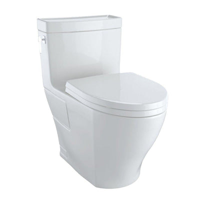 TOTO Aimes 1.28 GPF Colonial White ADA Elongated One-Piece Toilet With Washlet+ Connection