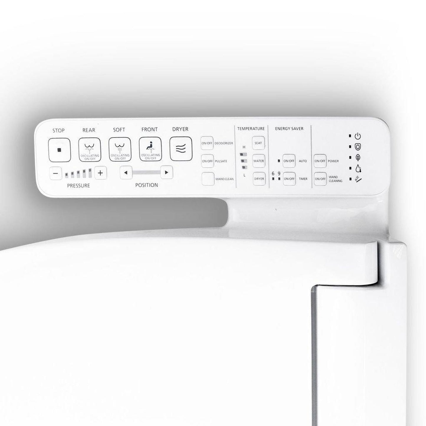 TOTO Aimes 1.28 GPF Cotton One-Piece Elongated Toilet With C2 Washlet+