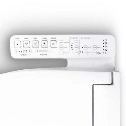 TOTO Aimes 1.28 GPF Cotton One-Piece Elongated Toilet With C2 Washlet+