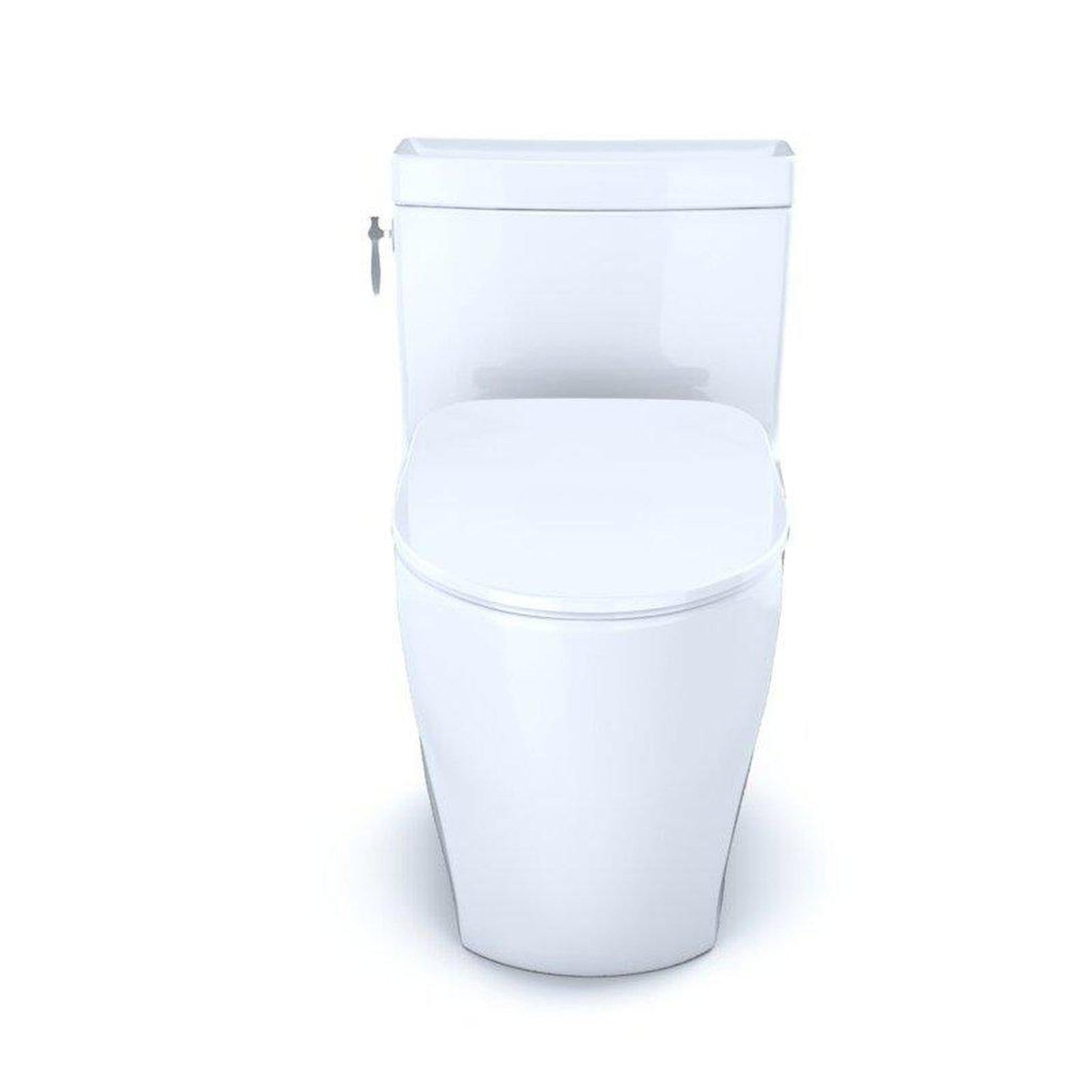 TOTO Aimes 1.28 GPF Cotton One-Piece High-Efficiency Toilet With CEFIONTECT and Seat
