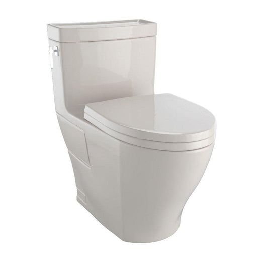 TOTO Aimes Bone 1.28 GPF Elongated One-Piece Toilet With Washlet+ Connection