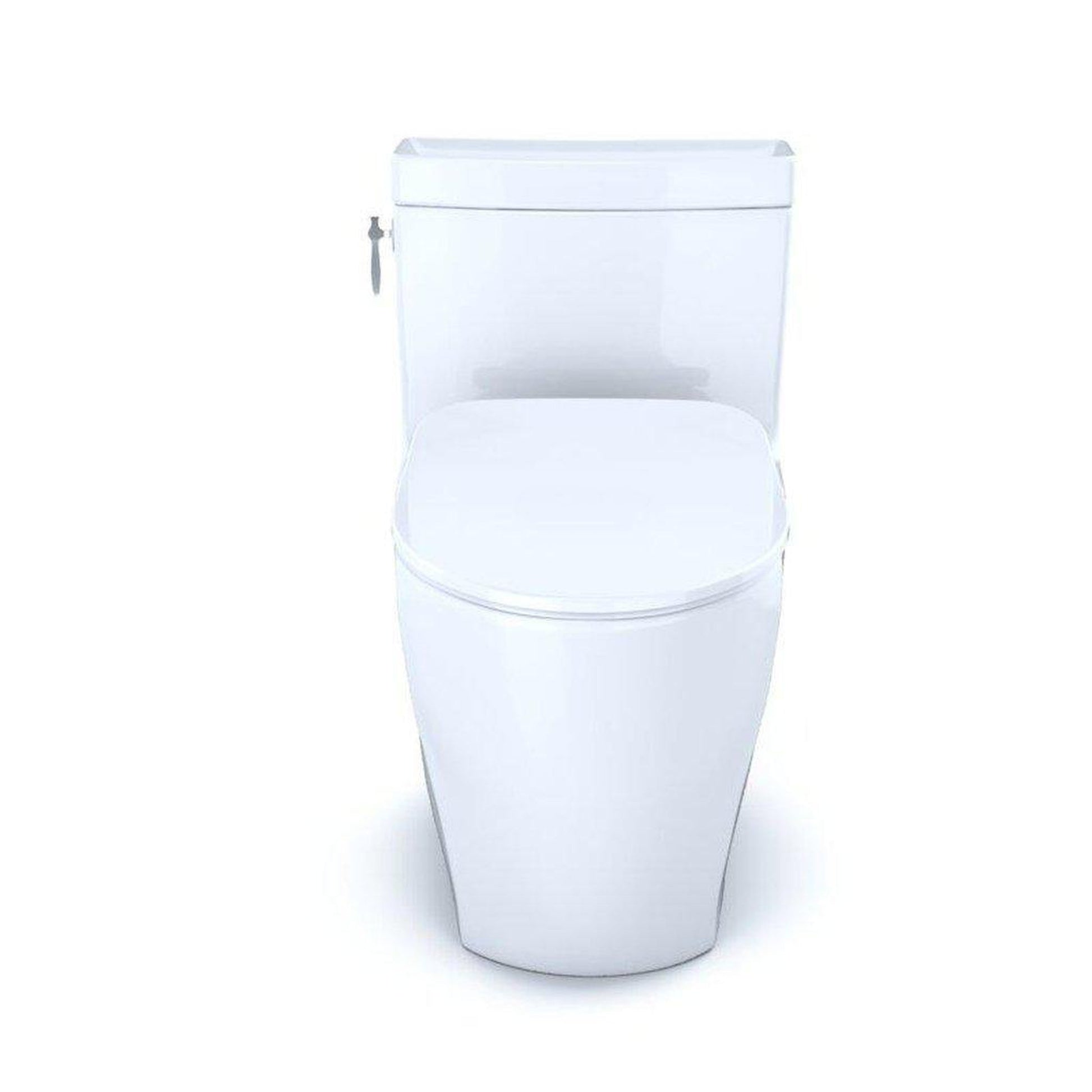 TOTO Aimes Cotton White 1.28 GPF Elongated One-Piece Toilet With Slim Seat & Washlet+ Connection