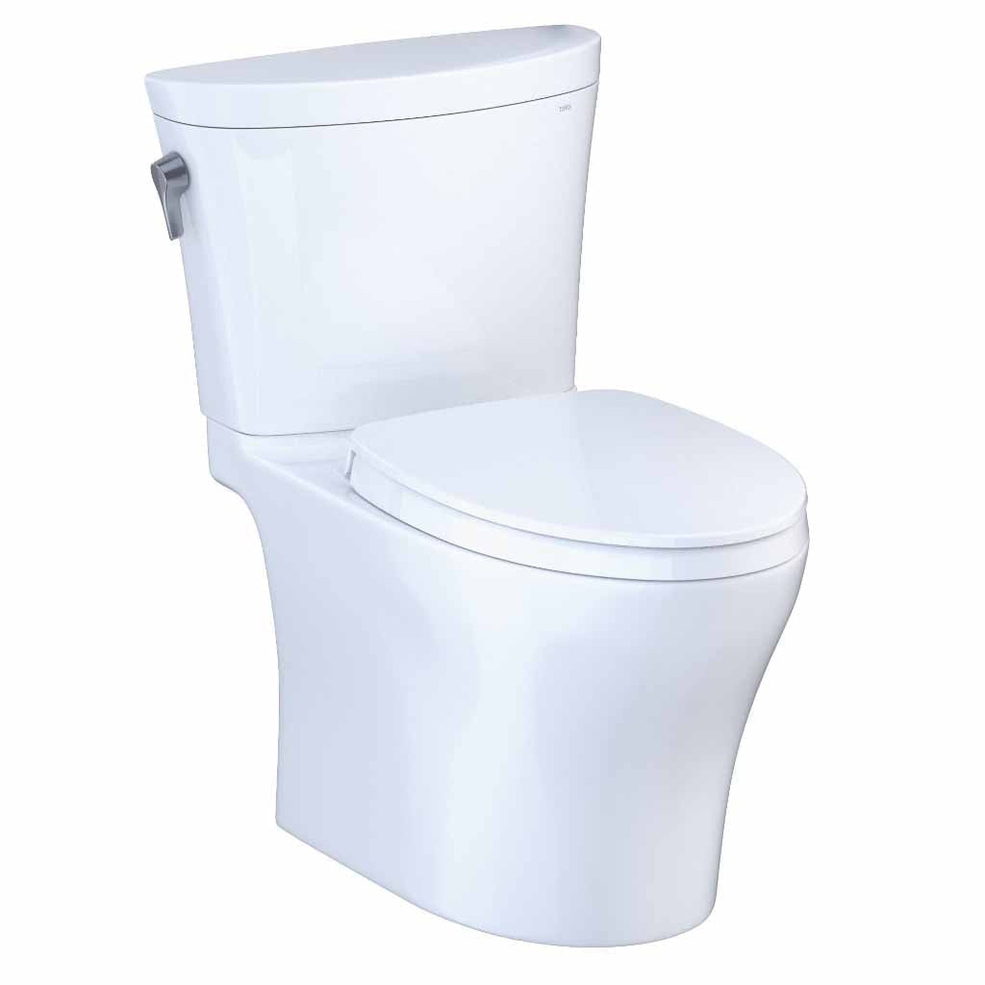 TOTO Aquia IV Arc Cotton White 1.28 GPF & 0.8 GPF Dual-Flush Two-Piece Elongated Toilet With WASHLET+ Connection - SoftClose Seat Included