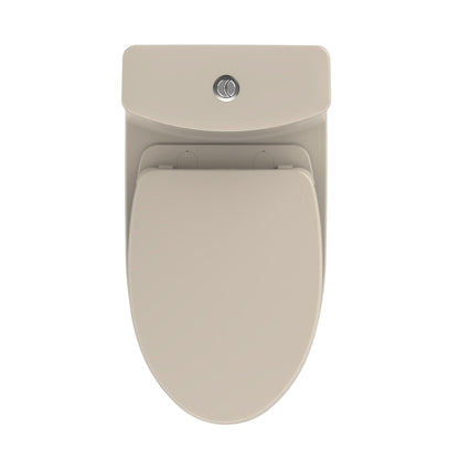 TOTO Aquia IV Bone One-Piece 0.8 GPF & 1.28 GPF Dual-Flush Elongated Toilet With WASHLET+ Connection - Seat Included