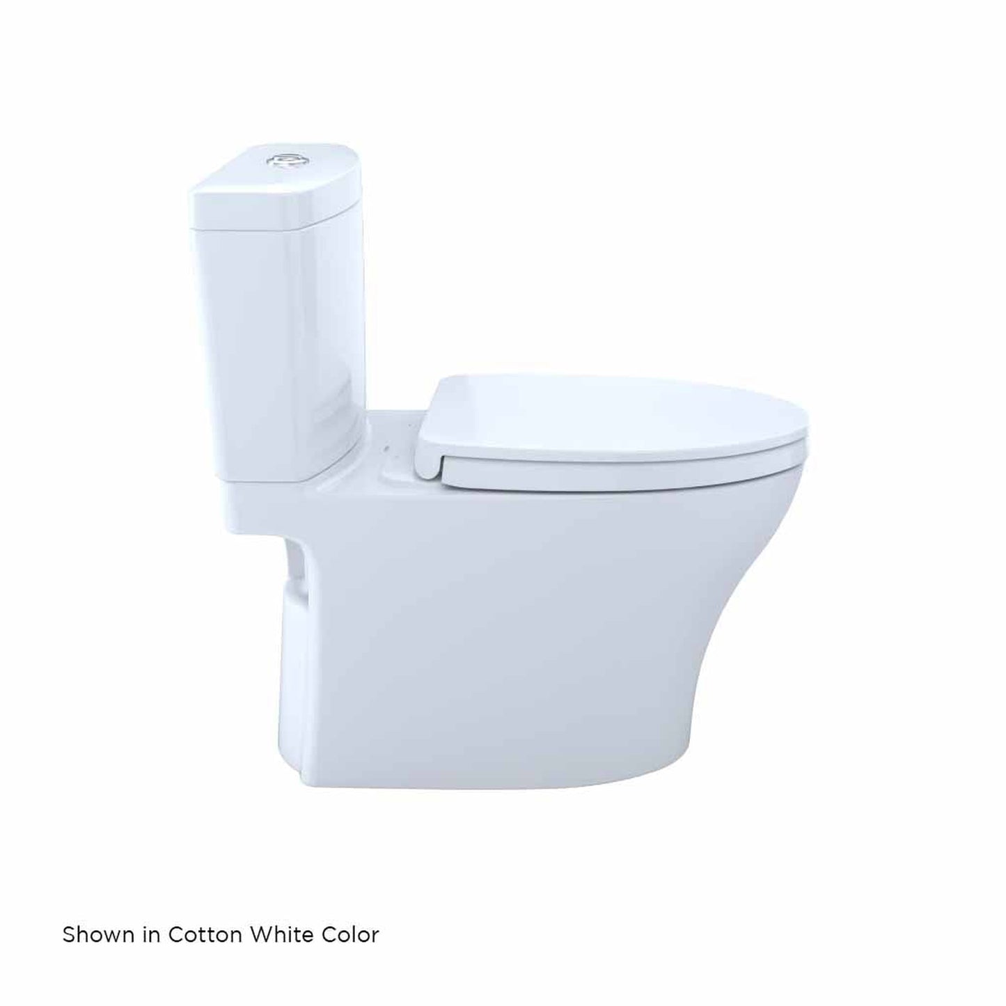 TOTO Aquia IV Colonial White 1.0 GPF & 0.8 GPF Dual-Flush Two-Piece Elongated Toilet With WASHLET+ Connection - SoftClose Seat Included