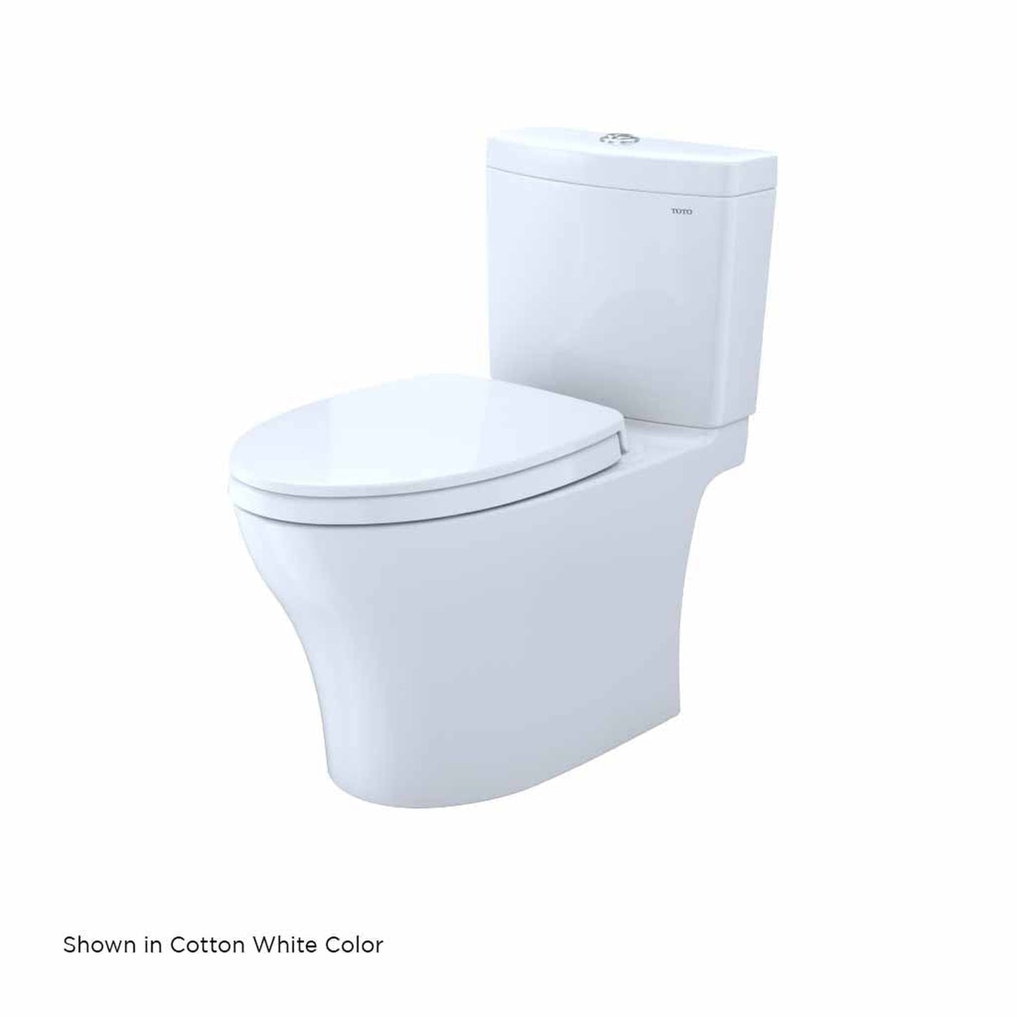 TOTO Aquia IV Colonial White 1.28 GPF & 0.8 GPF Dual-Flush Two-Piece Elongated Chair Height Toilet With WASHLET+ Connection - SoftClose Seat Included