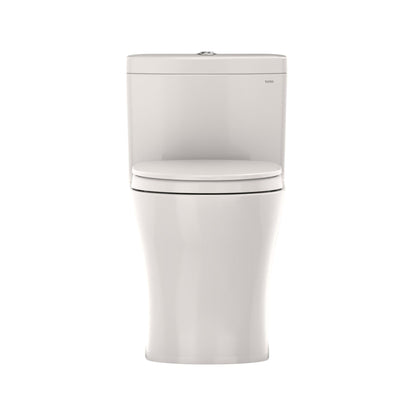 TOTO Aquia IV Colonial White One-Piece 0.8 GPF & 1.28 GPF Dual-Flush Elongated Toilet With WASHLET+ Connection - Seat Included