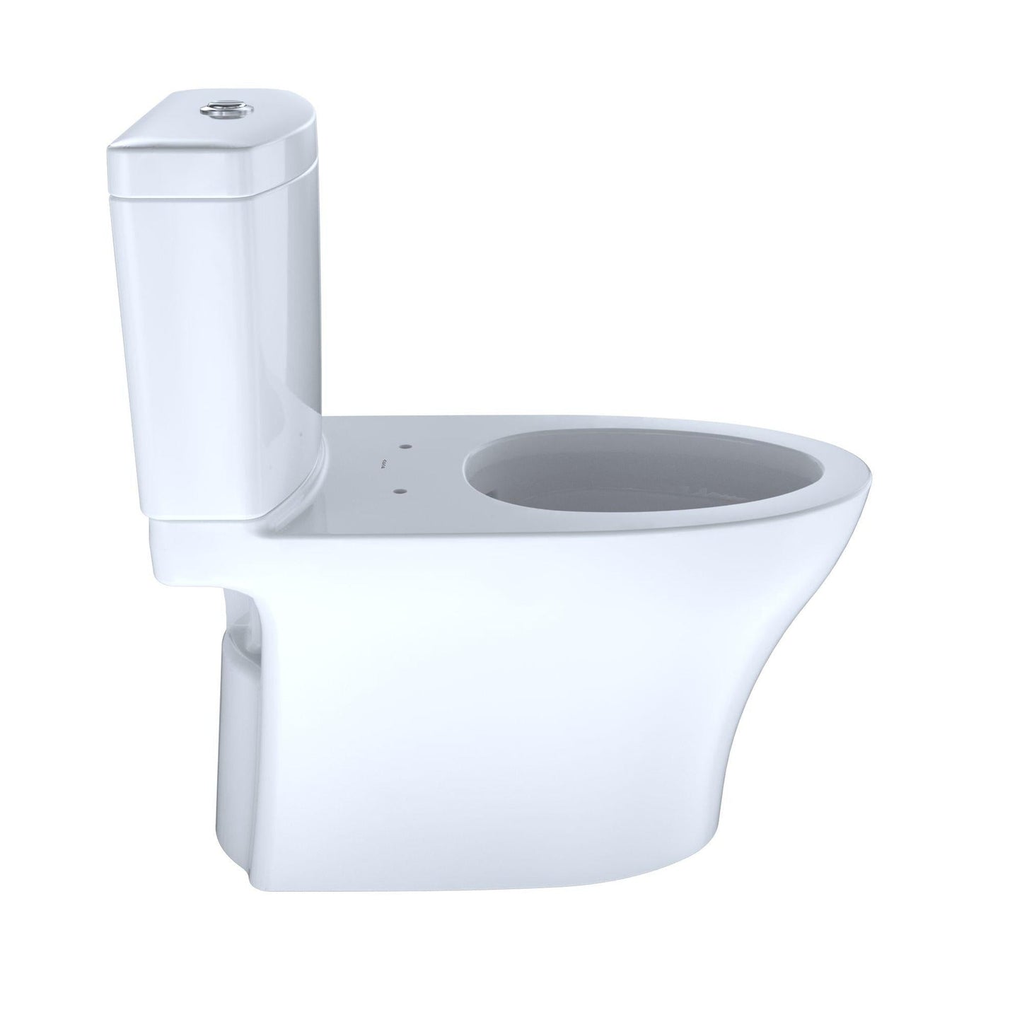 TOTO Aquia IV Cotton White 1.0 GPF & 0.8 GPF Dual Flush Two-Piece Elongated Chair Height Toilet - Seat Not Included