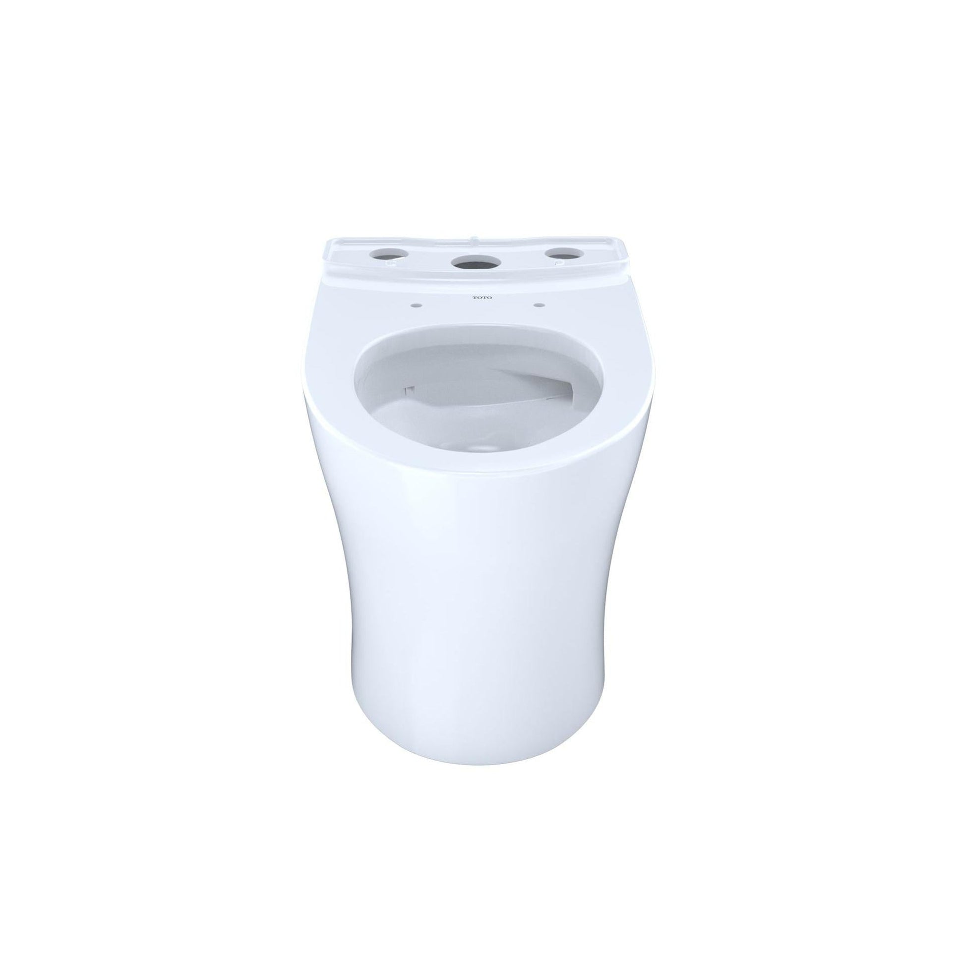 TOTO Aquia IV Cotton White 1.0 GPF & 0.8 GPF Dual-Flush Two-Piece Elongated Chair Height Toilet With WASHLET+ Connection - Slim SoftClose Seat Included