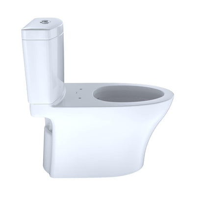 TOTO Aquia IV Cotton White 1.0 GPF & 0.8 GPF Dual-Flush Two-Piece Elongated Chair Height Toilet With WASHLET+ Connection - SoftClose Seat Included
