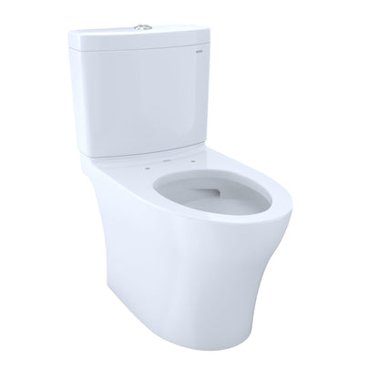 TOTO Aquia IV Cotton White 1.0 GPF & 0.8 GPF Dual-Flush Two-Piece Elongated Toilet With WASHLET+ Connection - Slim Seat Included