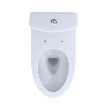 TOTO Aquia IV Cotton White 1.28 GPF & 0.8 GPF Dual Flush Two-Piece Elongated Chair Height Toilet - Seat Not Included