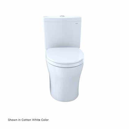 TOTO Aquia IV Cotton White 1.28 GPF & 0.8 GPF Dual-Flush Two-Piece Elongated Chair Height Toilet With WASHLET+ Connection - SoftClose Seat Included