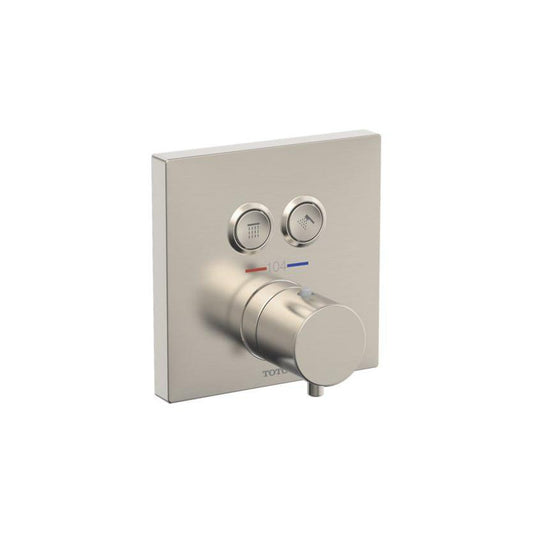 TOTO Brushed Nickel Thermostatic Mixing Valve 2-Function Trim