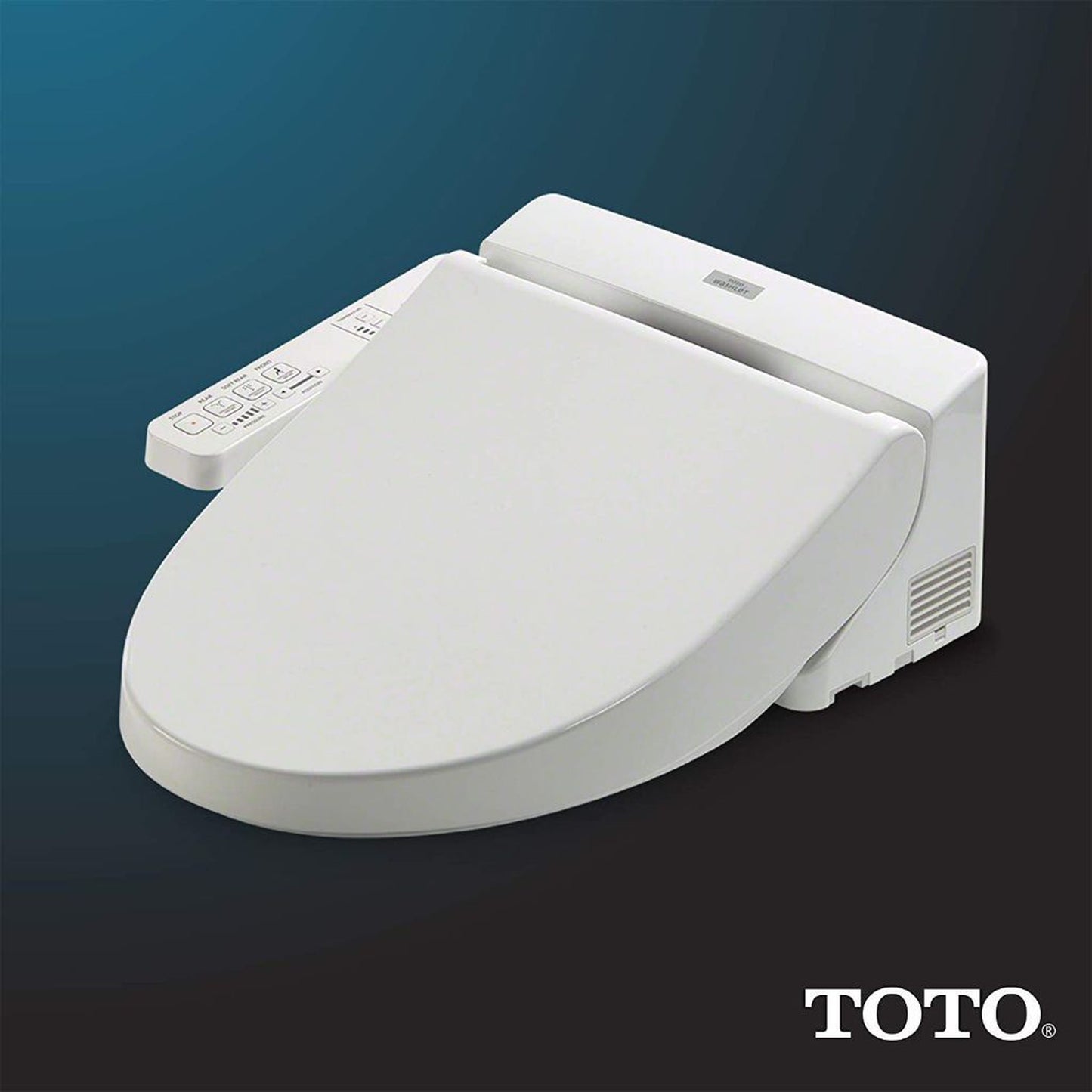 TOTO C100 Washlet+ Cotton White Elongated Electronic Toilet Bidet Seat