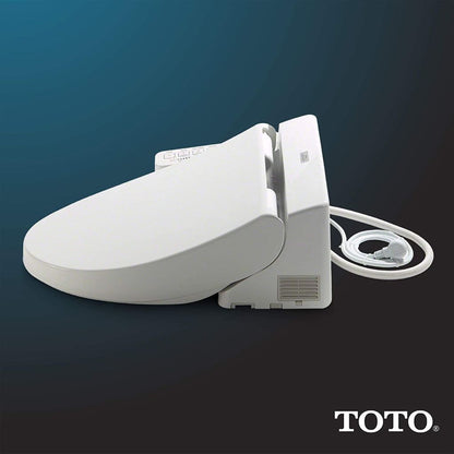 TOTO C100 Washlet+ Cotton White Elongated Electronic Toilet Bidet Seat