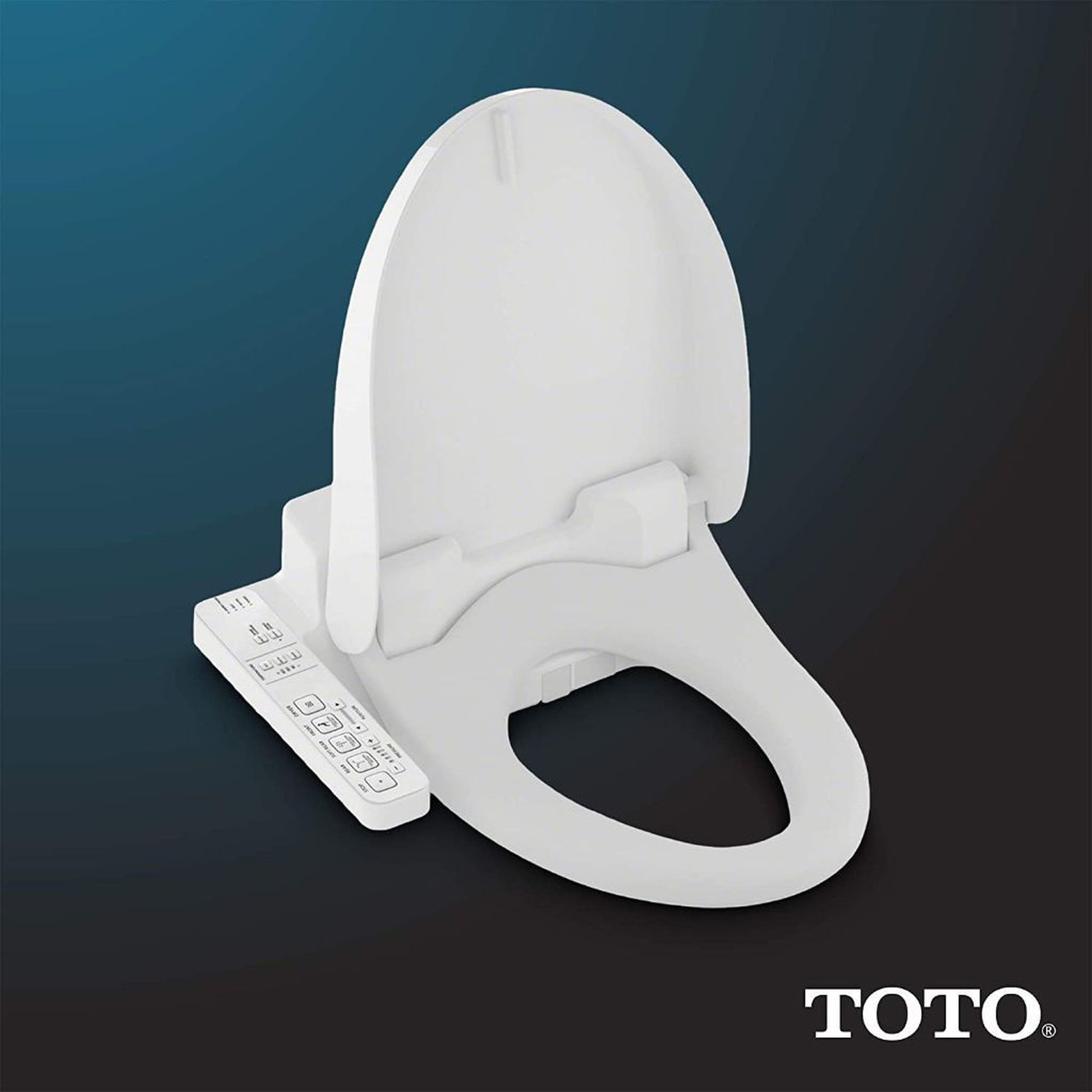 TOTO C100 Washlet+ Cotton White Elongated Electronic Toilet Bidet Seat